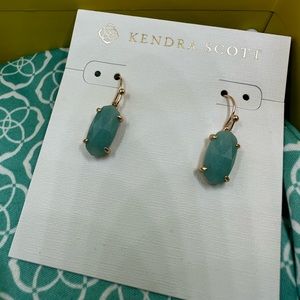 Kendra Scott Lemmi Rose Gold Teal Quartzite NEW
